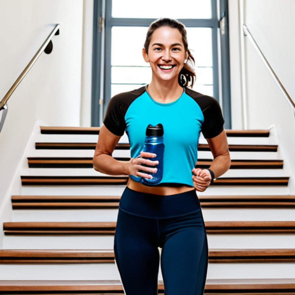 홈트 운동 후 미세한 개선 점 확인하기 - Energetic Woman in Workout Gear**

A smiling woman in stylish, fully clothed athletic wear, confiden...