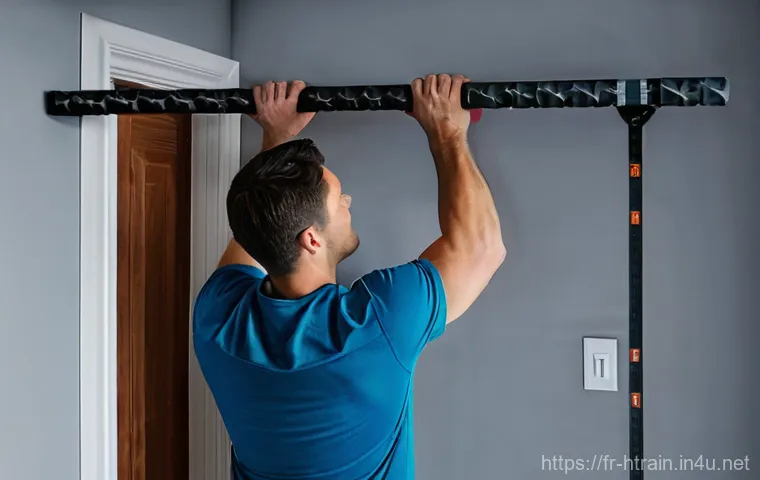 홈트 턱걸이 - **Prompt 1: Empowered Home Fitness – The Joy of Pull-Ups**
A dynamic, full-body shot of a fit wo... 홈트 턱걸이 - **Prompt 1: Empowered Home Fitness – The Joy of Pull-Ups**
A dynamic, full-body shot of a fit wo...