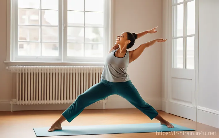 홈트 운동 다이어트 효과 - **Prompt for Effective Home Workout with Minimal Equipment:**
    "A determined and fit woman in her...
